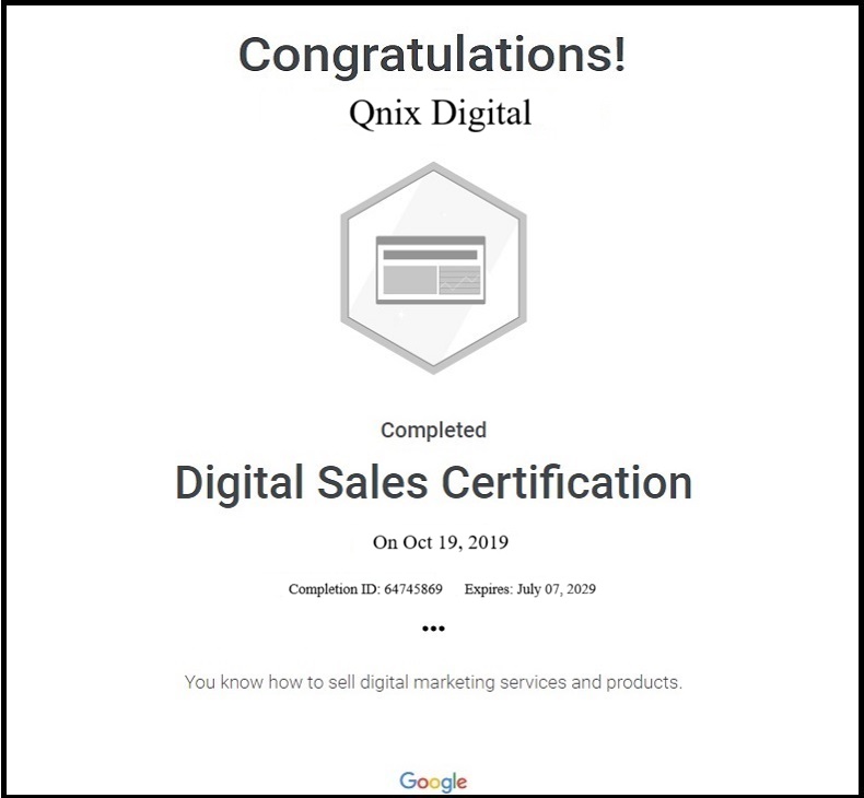 Google credential